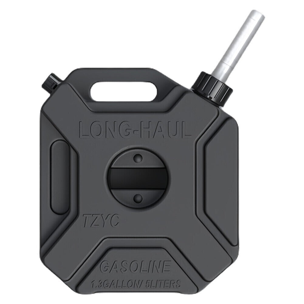 Black 5L Gas Fuel Tank Motorcycle Gas Can Gas Spare Container