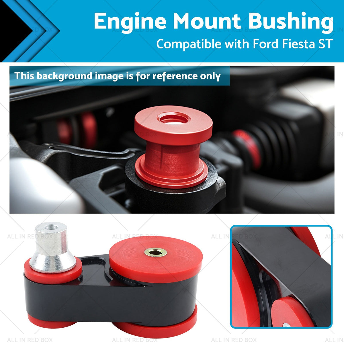 Rear Engine Mount Bushing Suitable for Ford Fiesta ST 2014-2019 05ITK003ABK UK