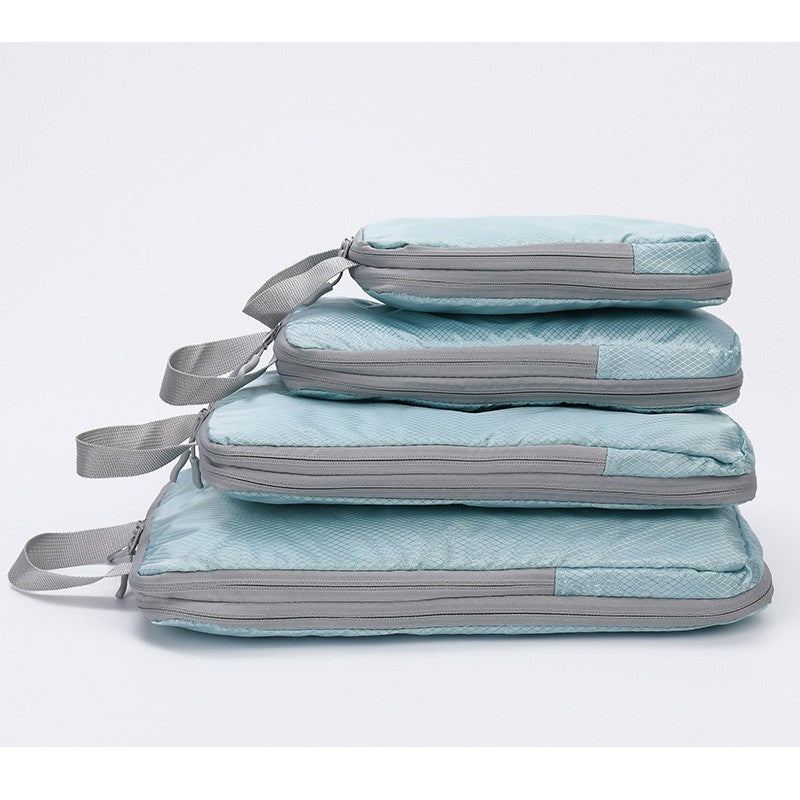 4Pcs Compression Bags Organiser Suitcases Packing Cubes Storage Luggage Travel