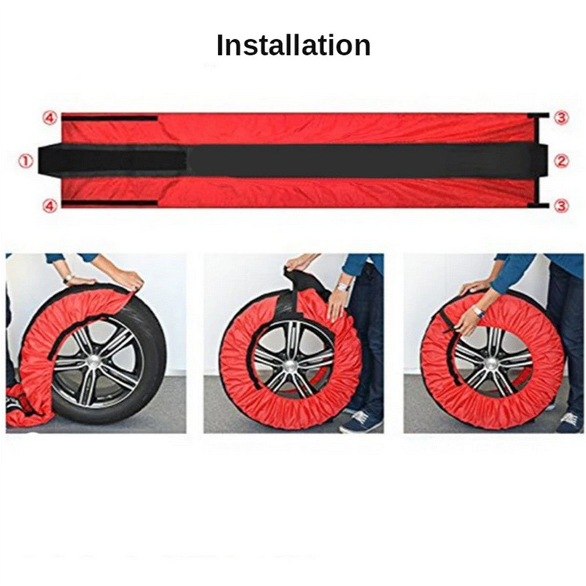 Car Spare Wheel Tyre Tire Storage Bags Protective Covers 15'' - 20'' All Season