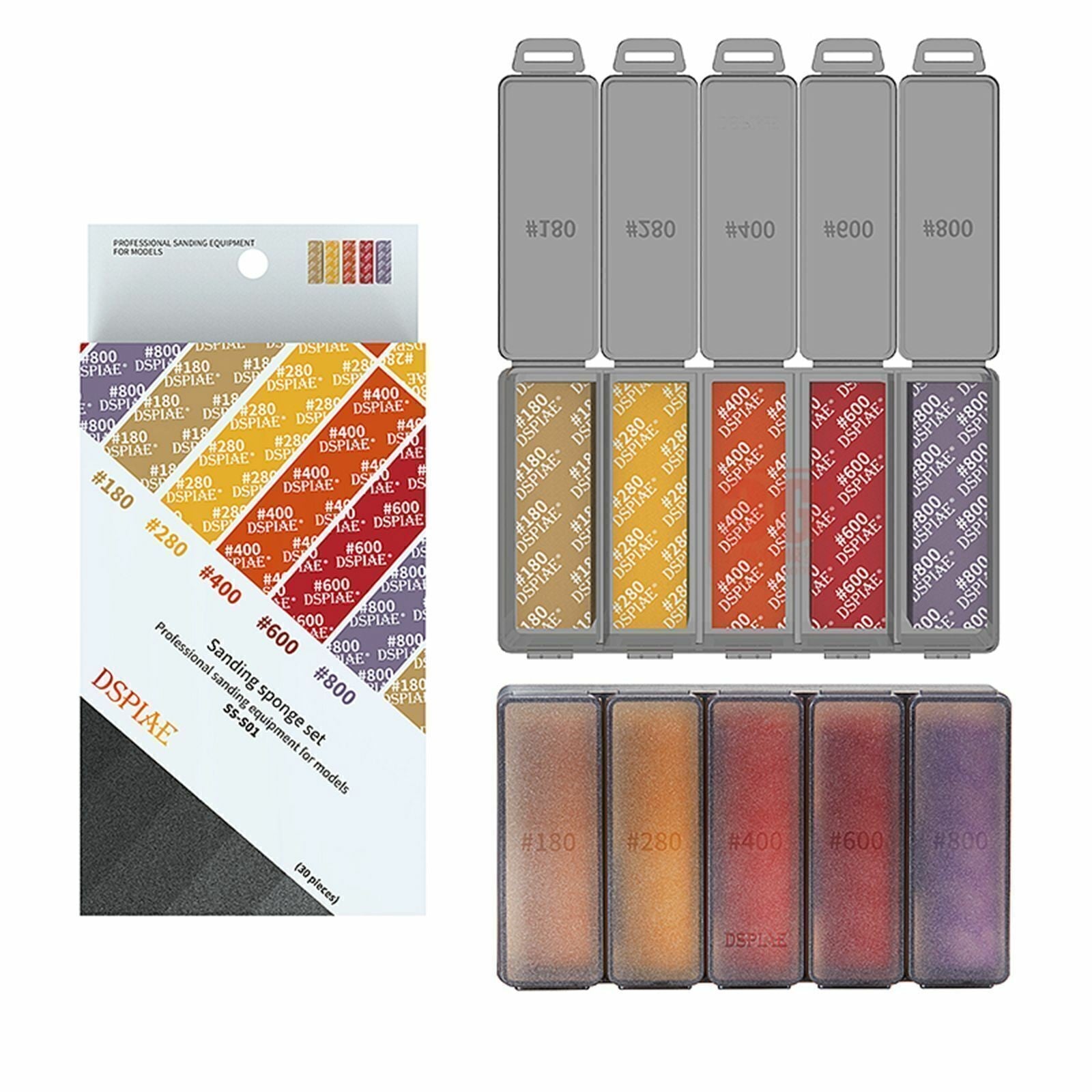 Sanding sponge for Dspiae GK military model sandpaper sanding tool kit