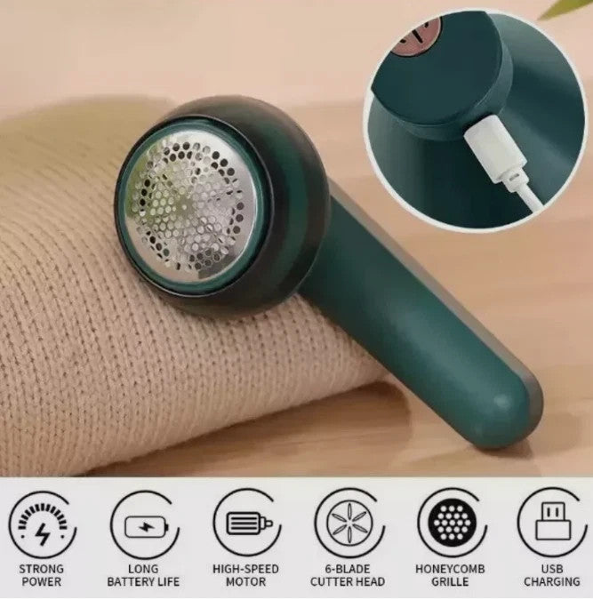Electric Lint Remover Clothing Cleaner Fabric Shaver Defuzzer USB Rechargeable
