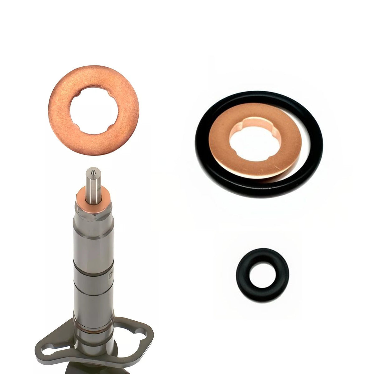 INJECTOR SEAL KIT FOR RANGE ROVER SPORT DISCOVERY VELAR JAGUAR S XF 2.7 3.0 TDV6