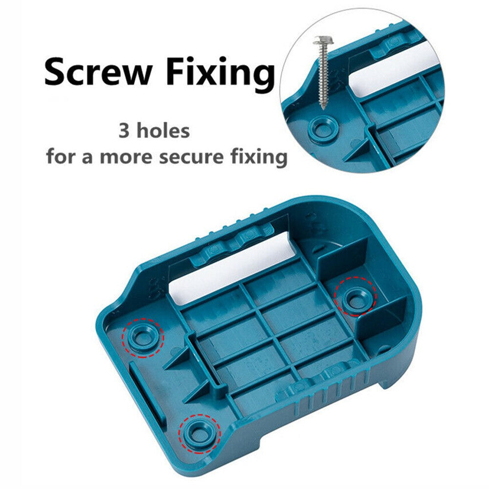 12Pcs 18V Power Battery Mount Hanger Storage Stand Holder For Bosch Makita Tool