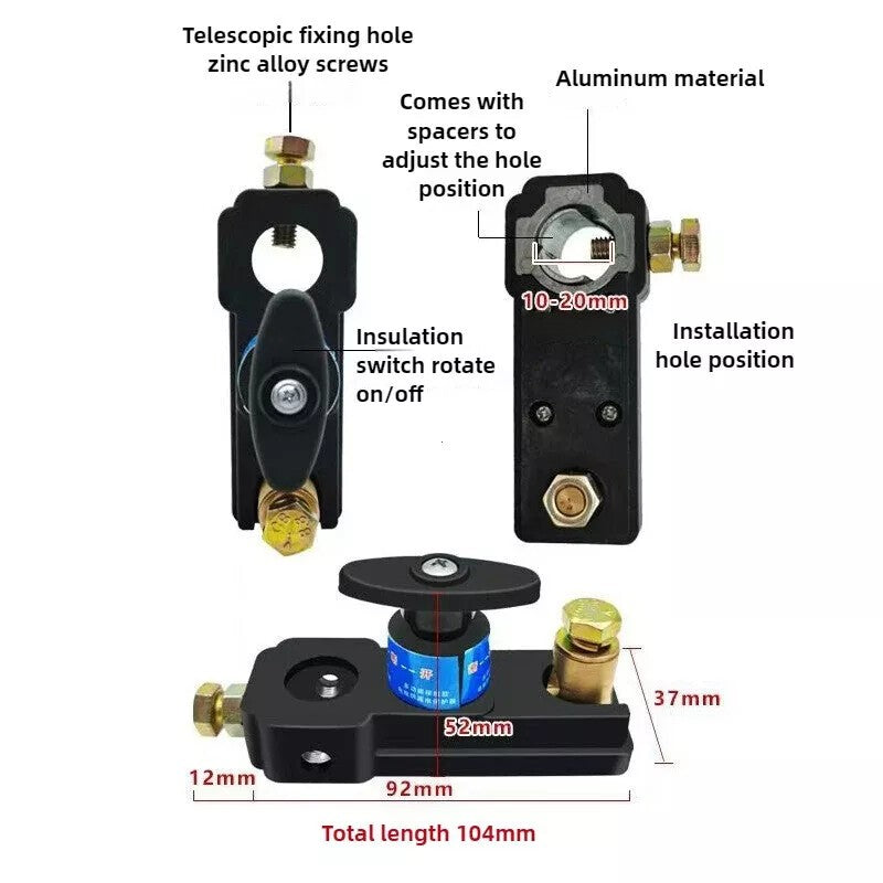 Car Battery Switch Isolator Terminal 12V 24V Quick Cut-off Disconnect Master uk