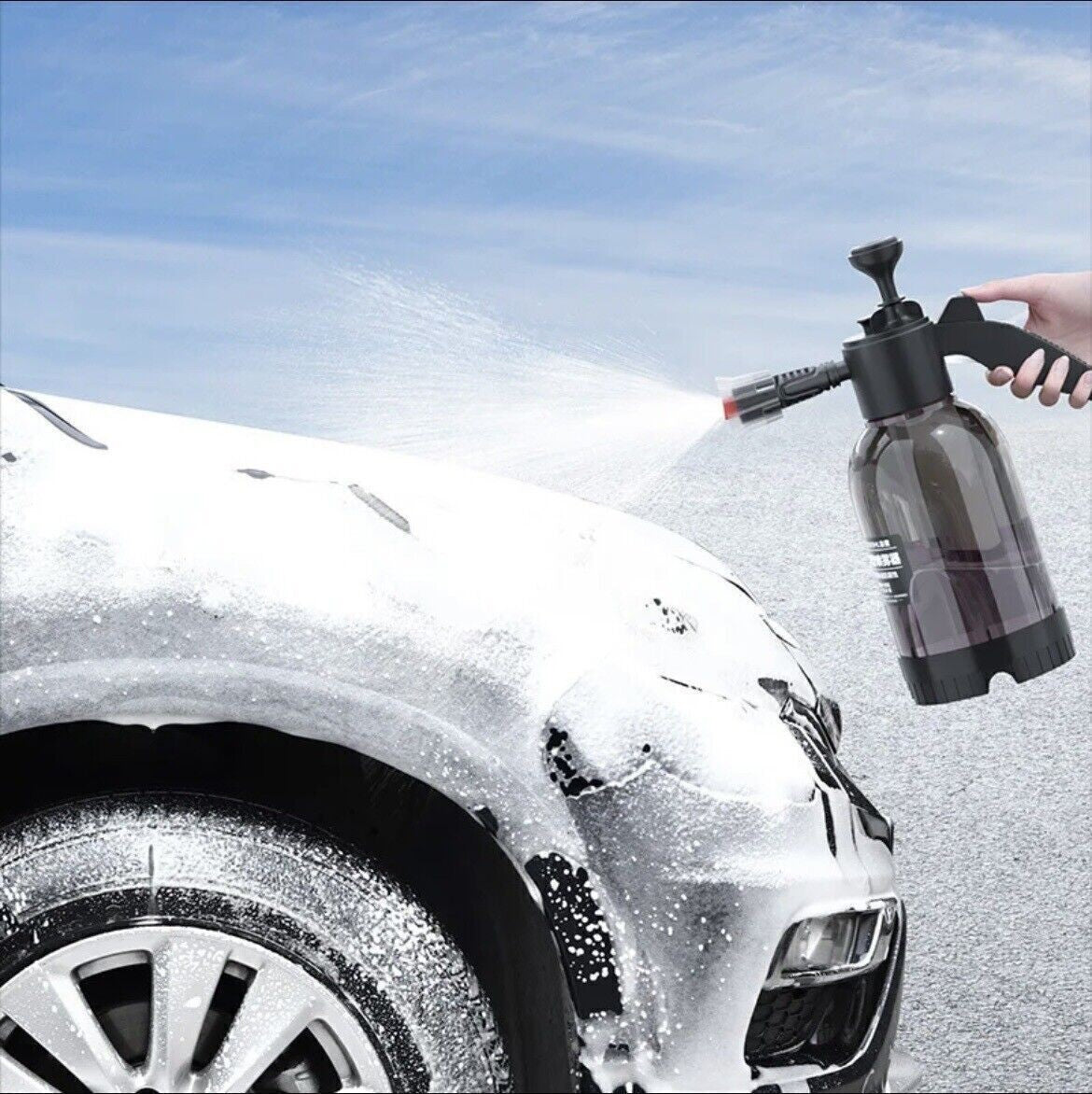 2L Car Wash Foam Sprayer Hand Held Pump Wash Spray Bottle Snow Foam Detailing