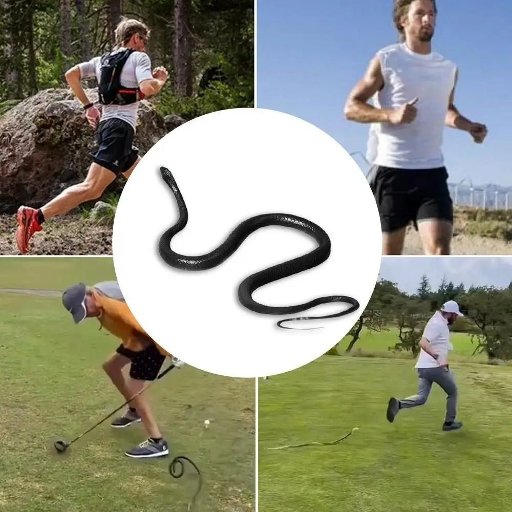 Realistic Snake Prank Toy w/String & Clip Chasing Snake Prank That Chase People