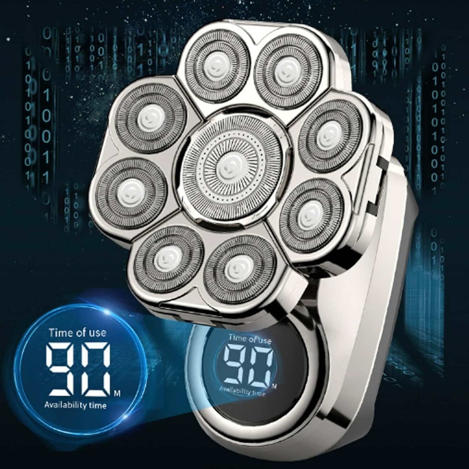Baw**y Shaver Pro, Bawldy Pro, 9D Floating Head Shaver for Bald Men, 6-In-1 Deta