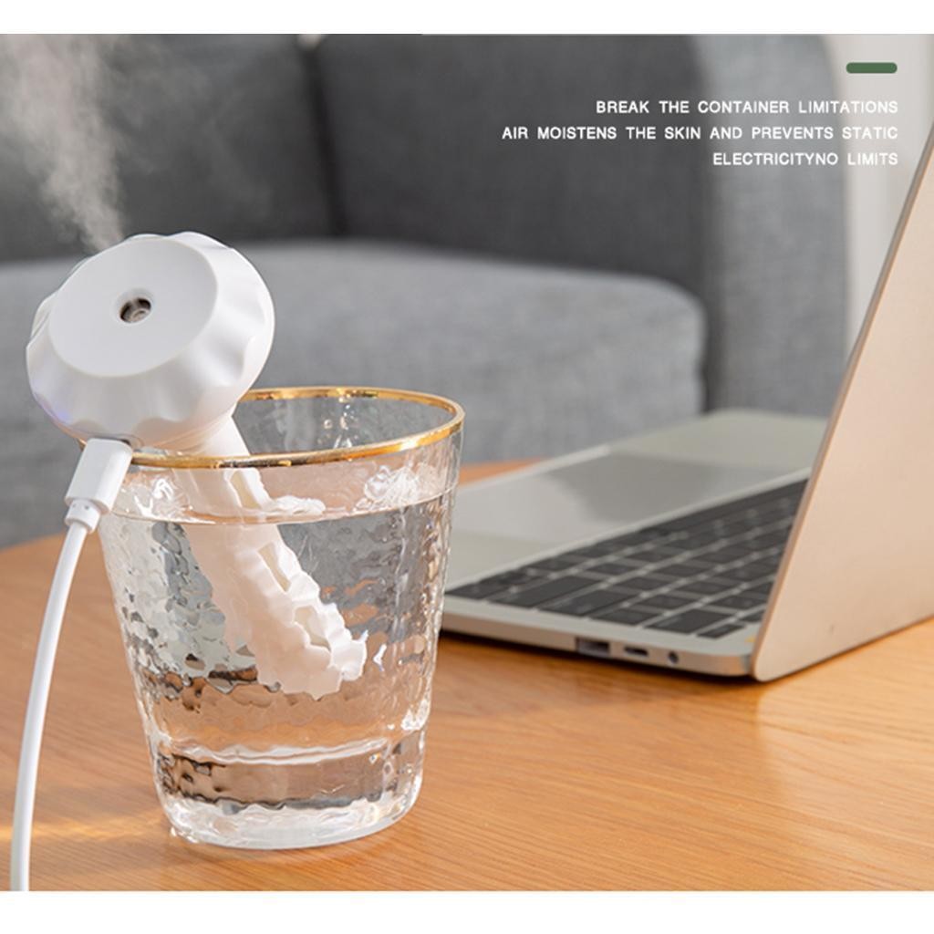 USB Portable Air Humidifier Water Bottle Diffuser Mist Maker For Office