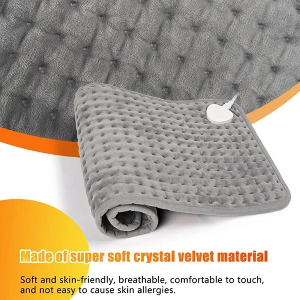 Heating pad Electric Heat Pad for Back Neck Shoulder Belly Pain Relief 30x 59cm