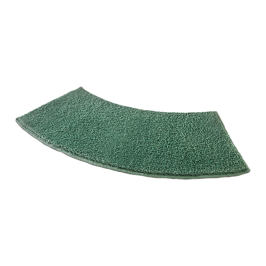 Curved Shower Mat Bathroom Mat Non-Slip Foot Rug Plush Bath Mat Curved Bath Mat