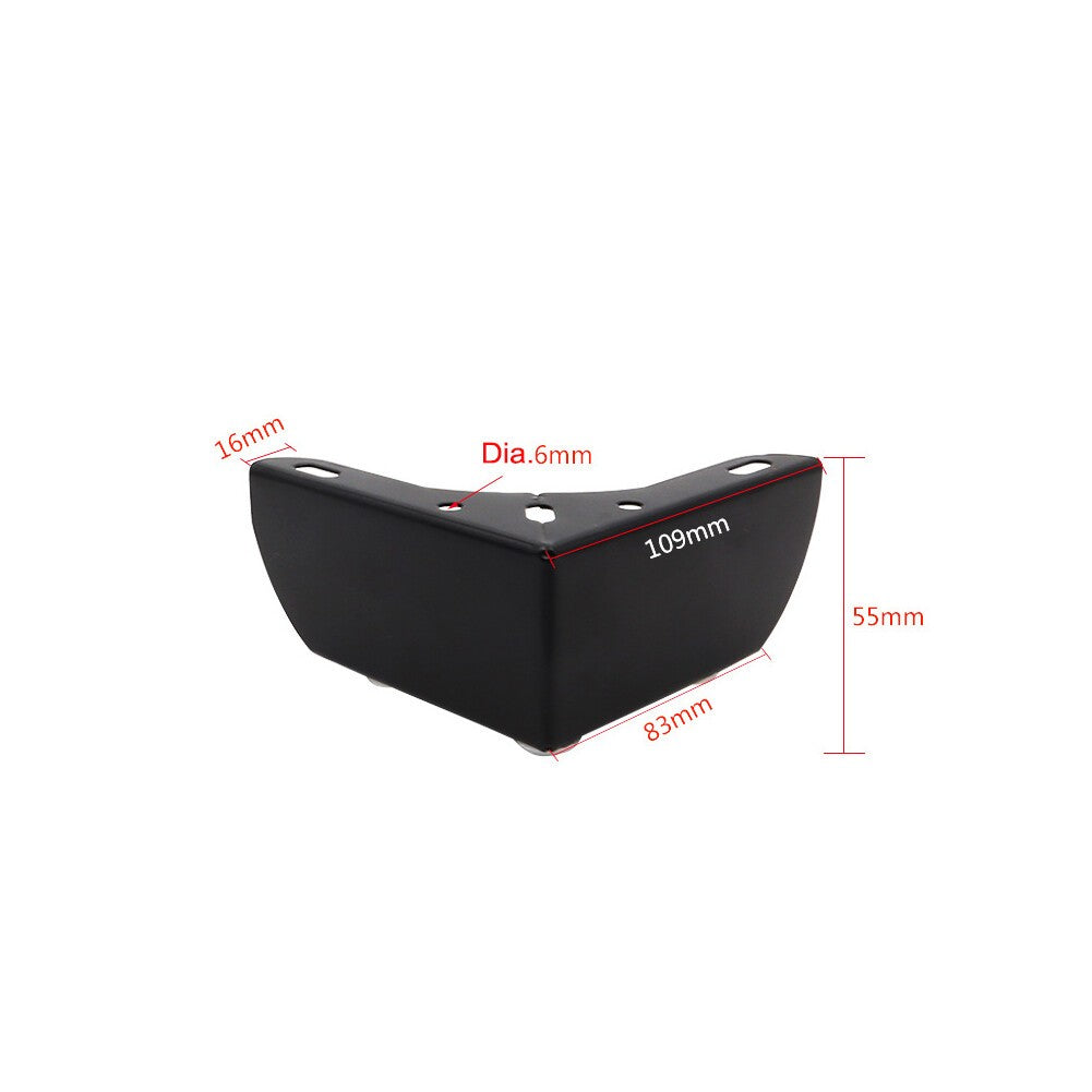 4PCS 2.4Inch Modern Furniture Sofa Metal Short Legs DIY Replacement Parts