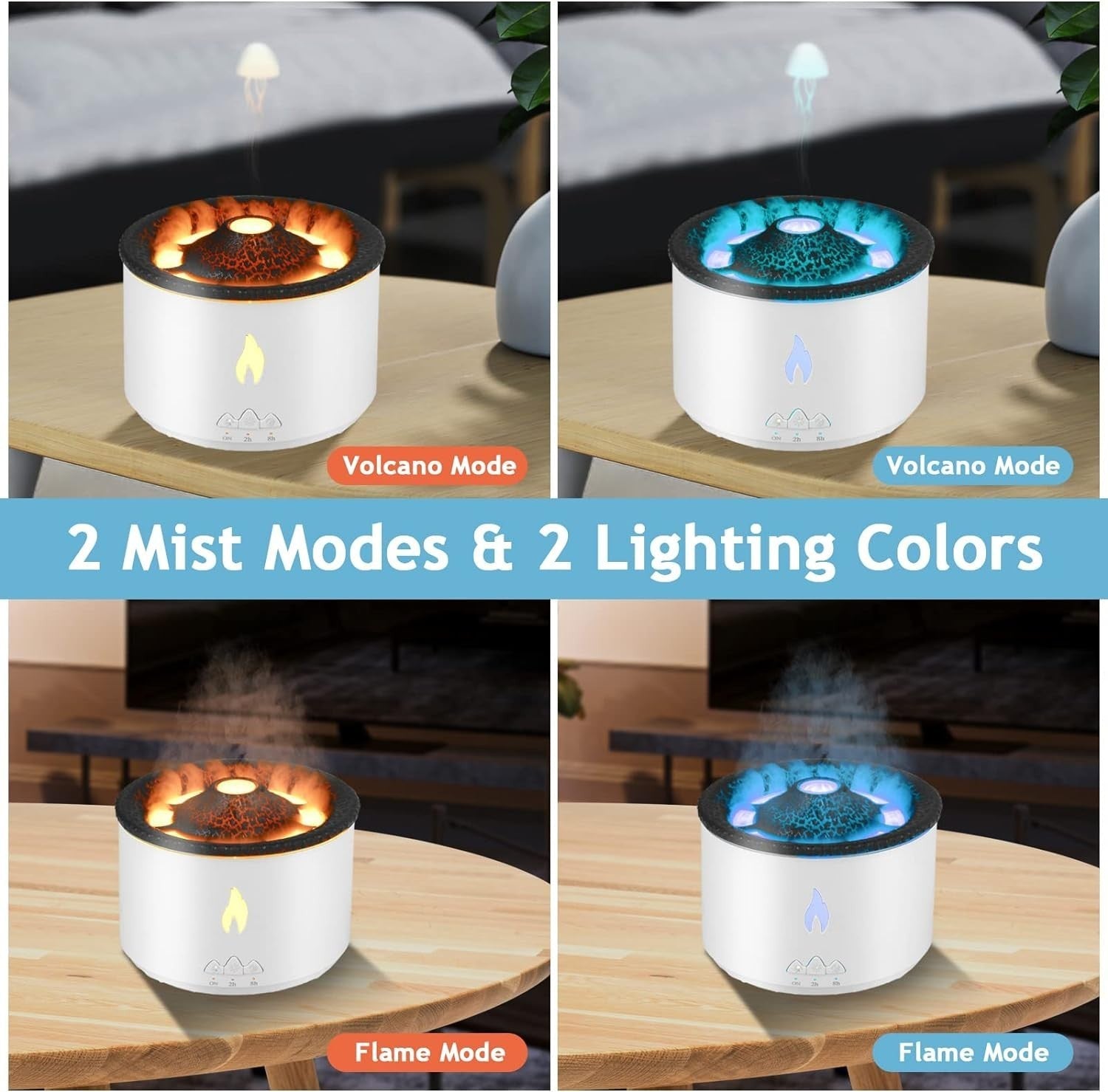 360ML Electric Air Diffuser Aroma Oil Humidifier LED Light Home Relaxing Defuser