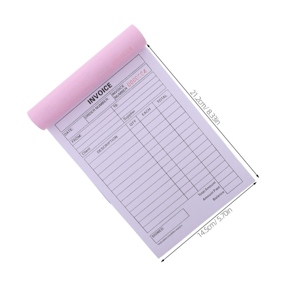 Purchase Order Book Mechanic Receipt Invoice for Financial Records