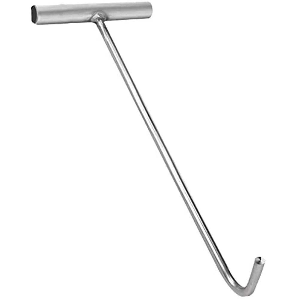 T-hook Drain Hooks Manhole Lid Handy Lifting Tool Grate Ditch 38cm
