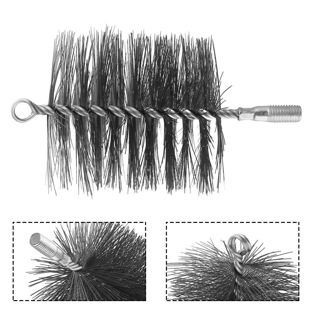 Knotted Construction Chimney Sweep Brush Round Steel Wire for Flue Pipe