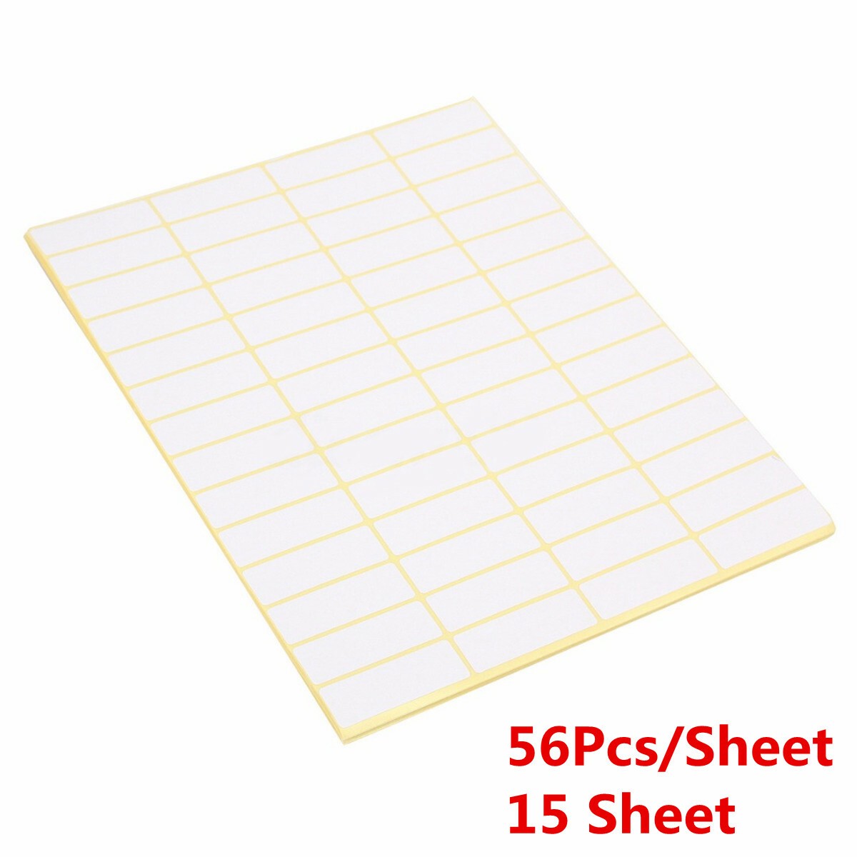 840 White Sticky Labels 13x38 mm Price Stickers Name Tags Blank Self Adhesive