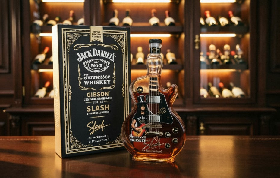 Guitar Shaped Bottle Tennessee Whiskey Bottle Rock Style Glass Decanter New