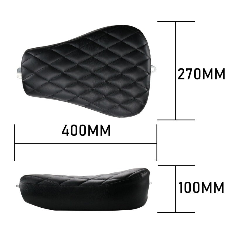 Front PU Leather Saddle Driver Solo Seat Cushion for Harley Sportster XL1200 883