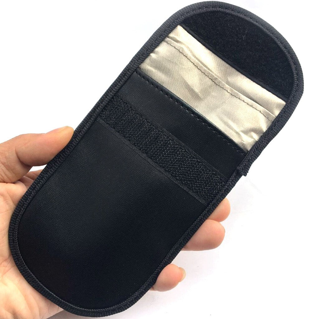 Keyless Entry Car Key Fob Signal Blocker Guard Protector Faraday Bag Pouch Black