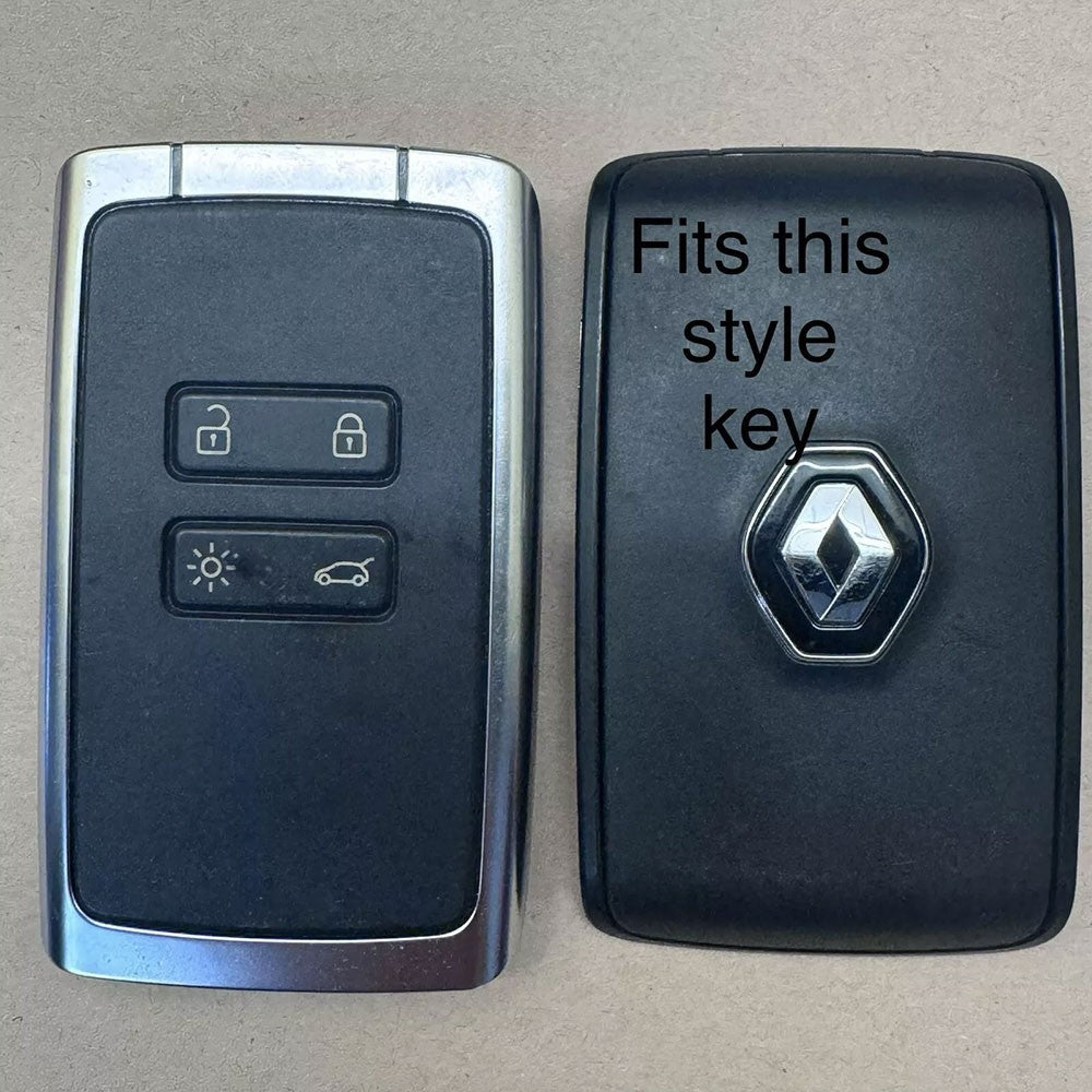 Zinc Alloy Leather Key Cover for Renault Arkana Kadjar Clio Captur Megane Zoe
