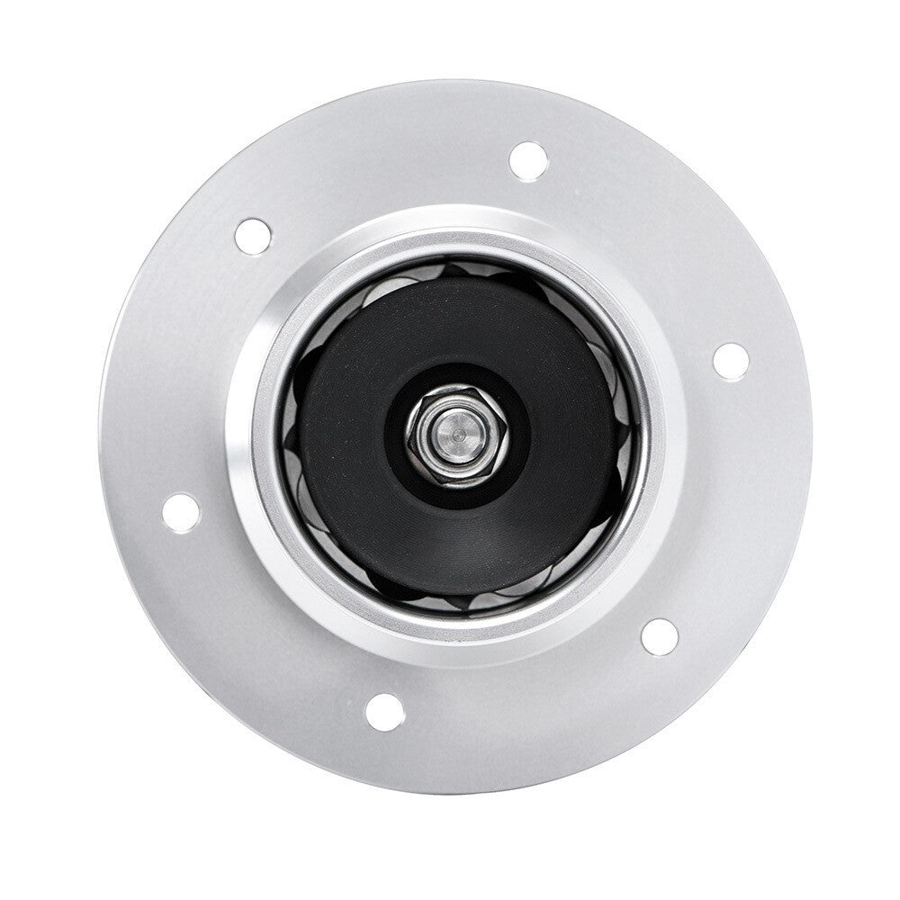 Billet Fuel Filler Neck Pop-Up Fuel Cell Gas Cap Flush Mount 6 Hole Universal