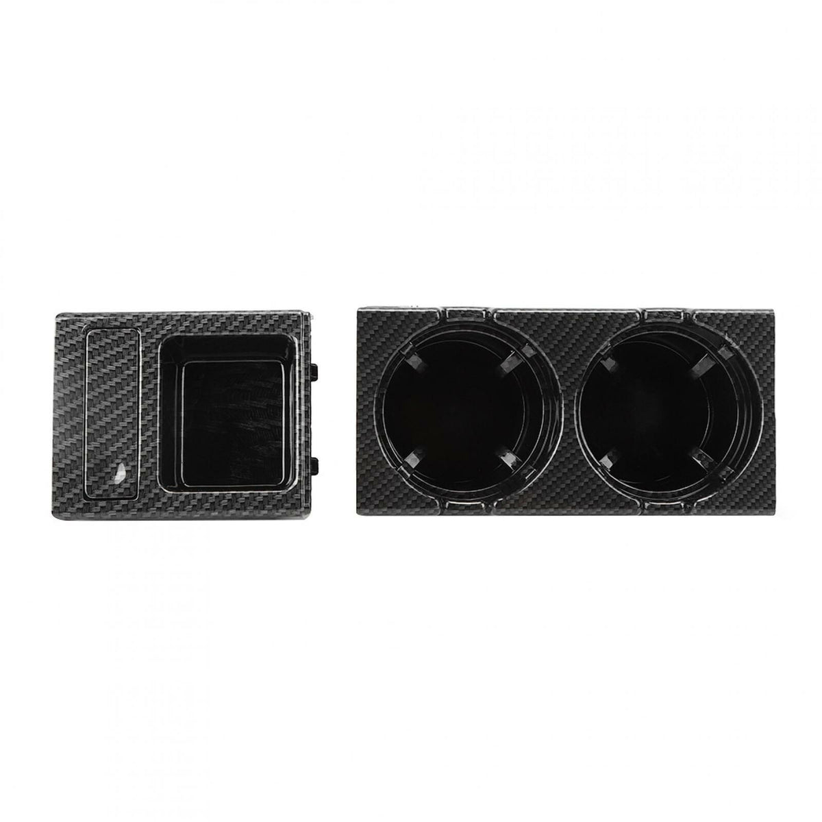 Carbon Fiber Style Center Console Cup Drink Holder For BMW 3 Series E46 1998-06!