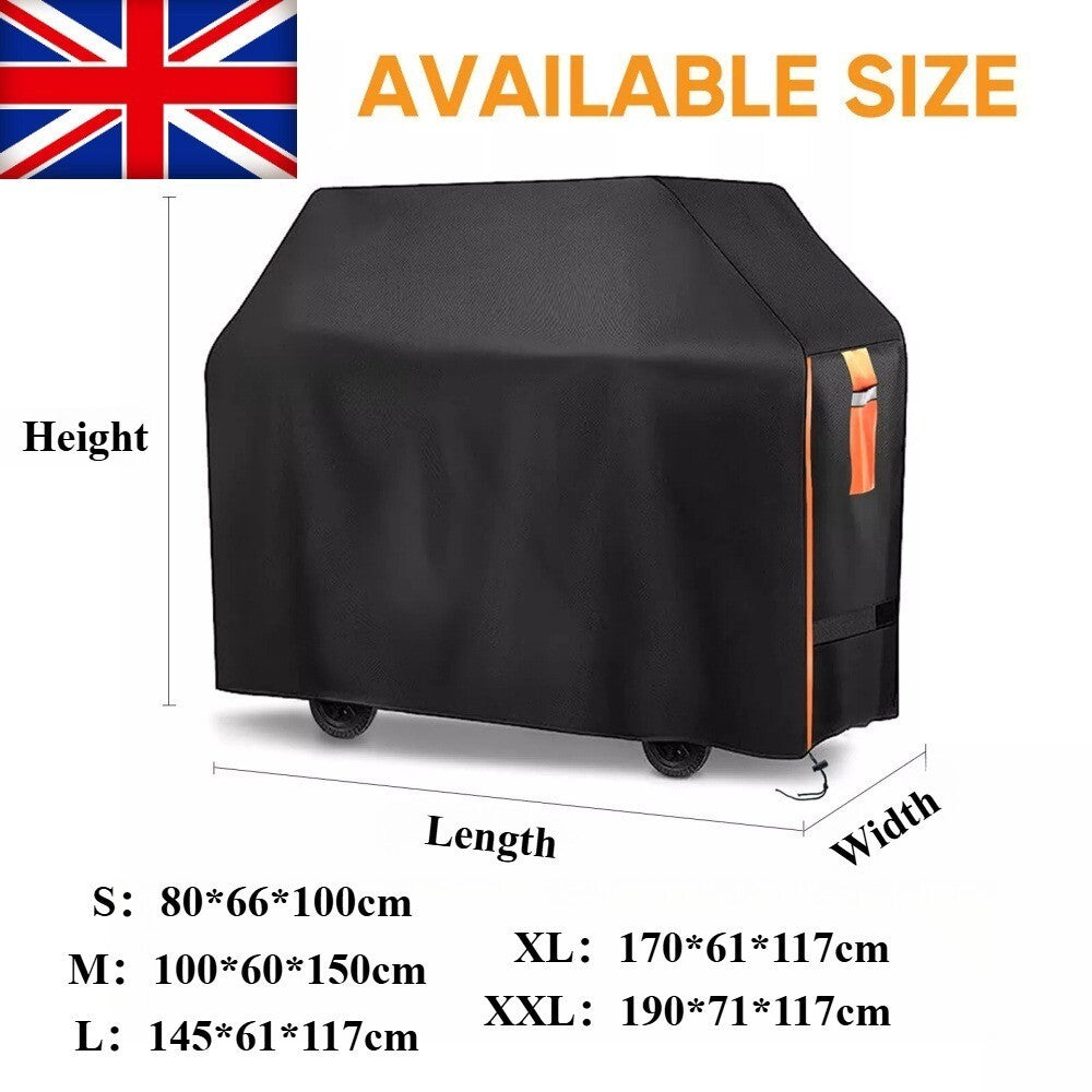 Heavy Duty BBQ Cover Waterproof Barbecue Grill Protector Outdoor Covers UK