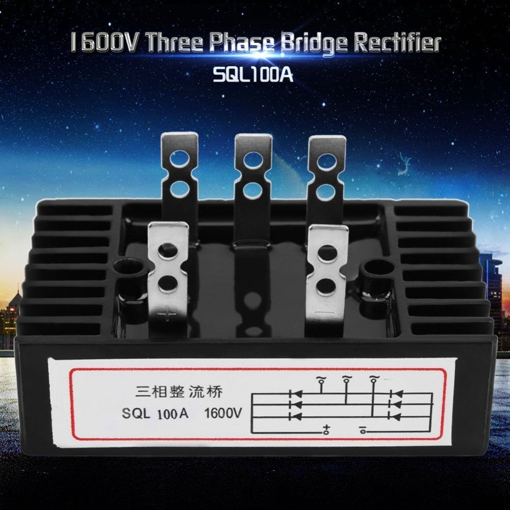 100A Three Phase Diode Bridge Rectifier Full Bridge Rectifier  Auto Control