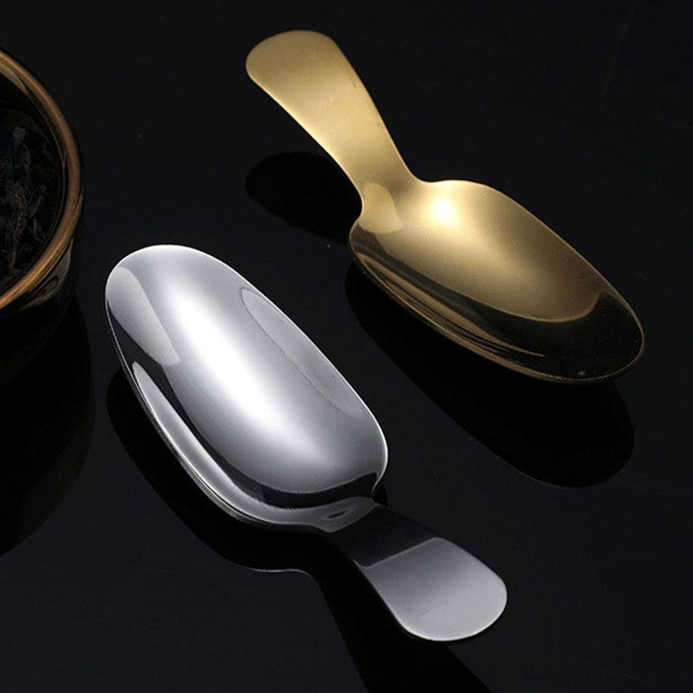 4 Pcs304 Small Scoop Household Ice Cream Short Handle Spoons Kitchen Scoops