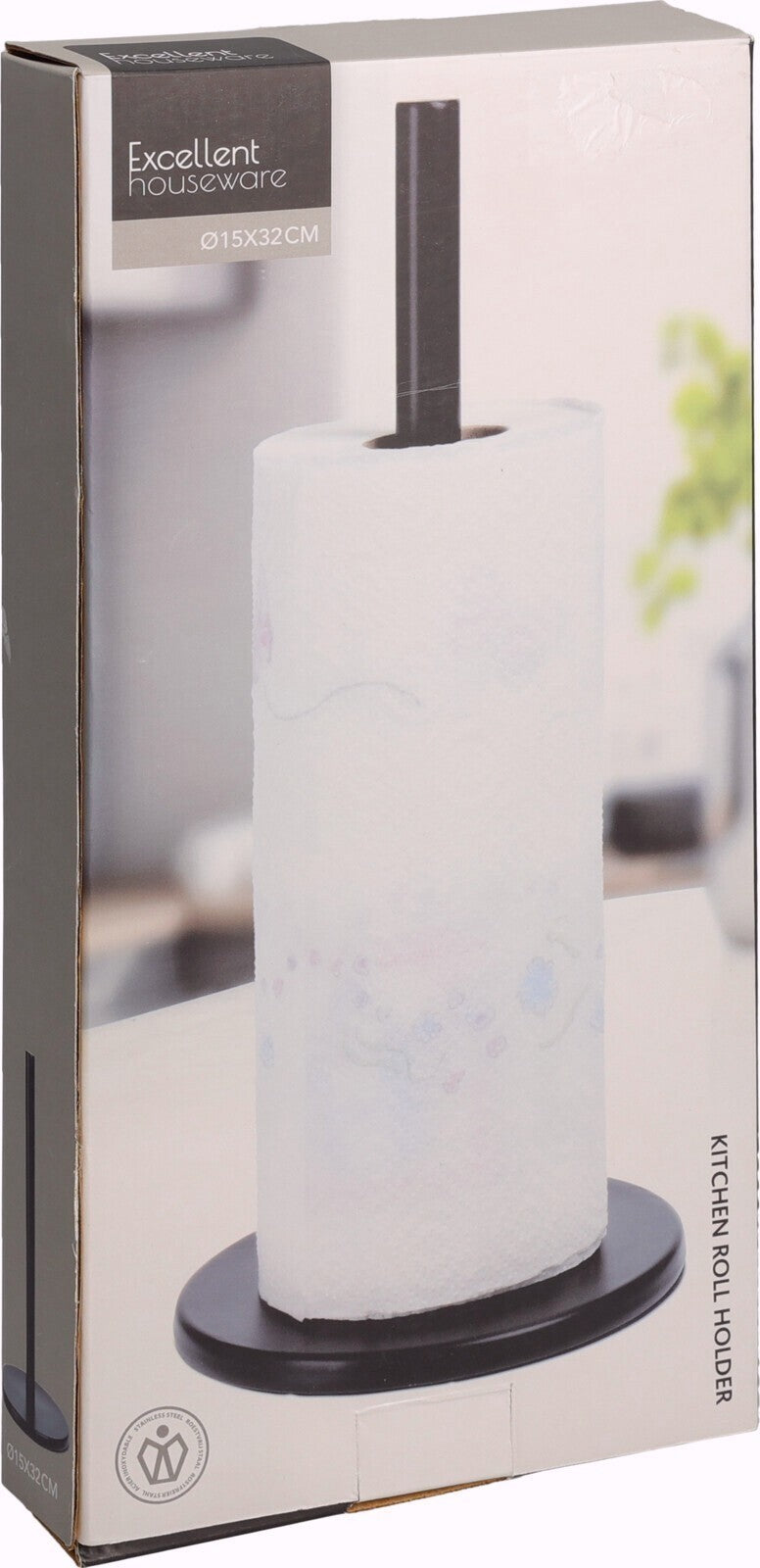 Kitchen Roll Holder Sleek Modern Kitchen Roll Holder Black Silver Free Standing