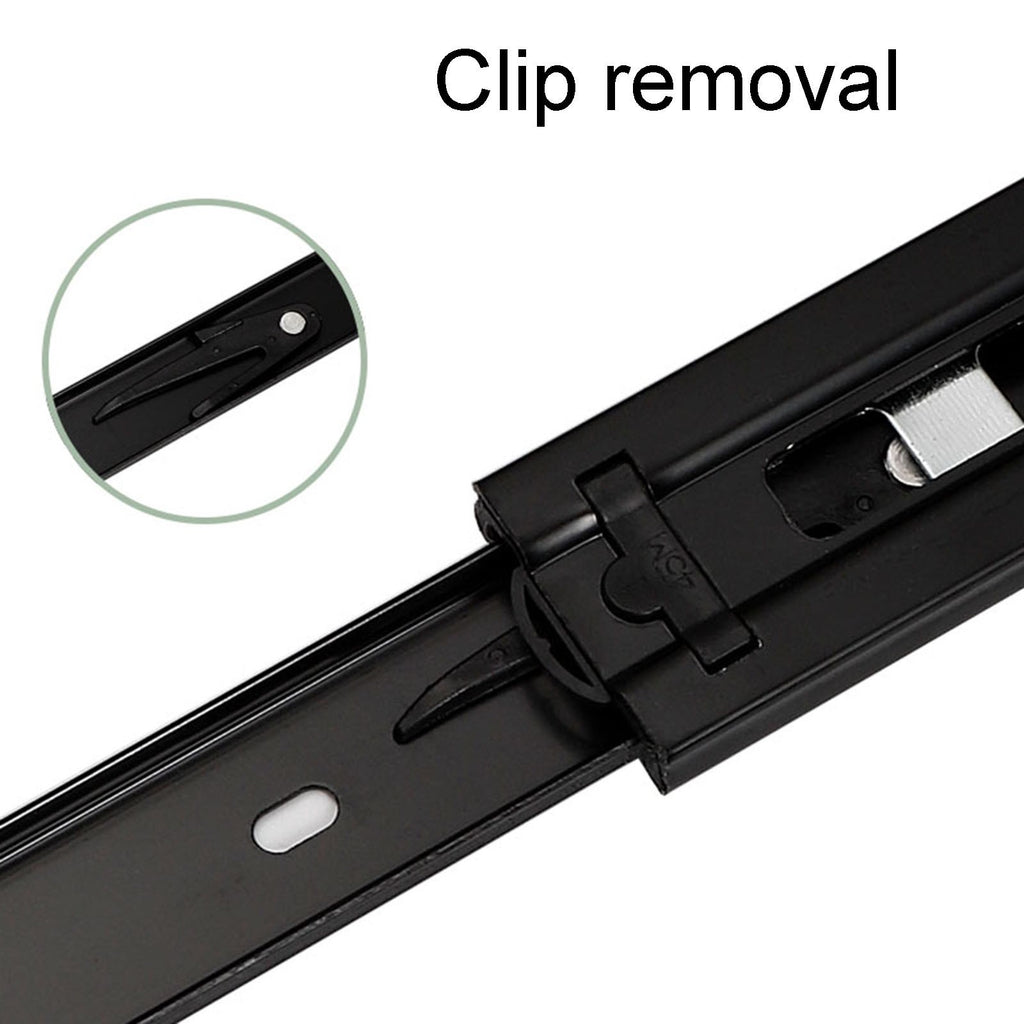 Reliable Side Mounted 45mm Wide Drawer Slides for Small Drawers Pack of 2