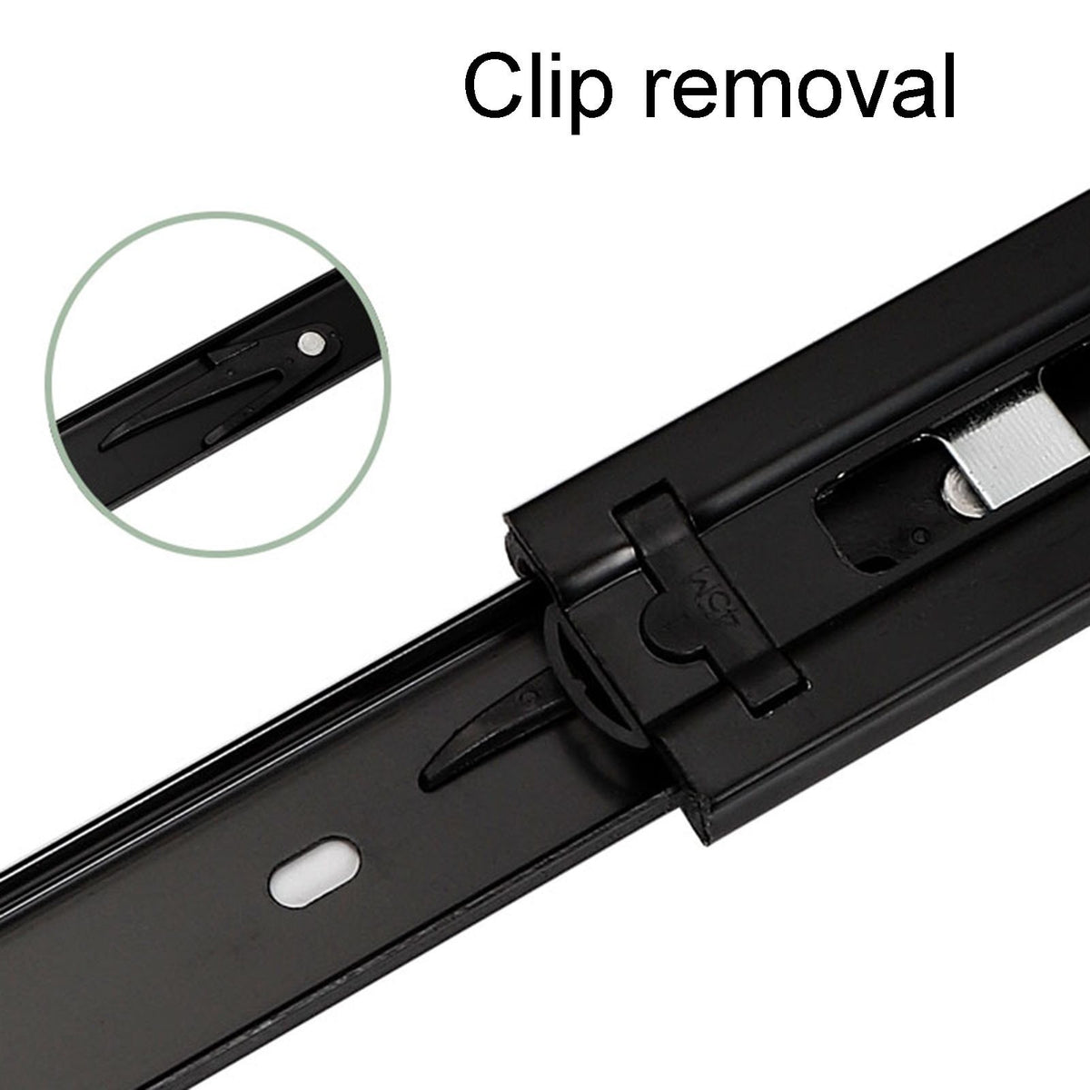 Reliable Side Mounted 45mm Wide Drawer Slides for Small Drawers Pack of 2