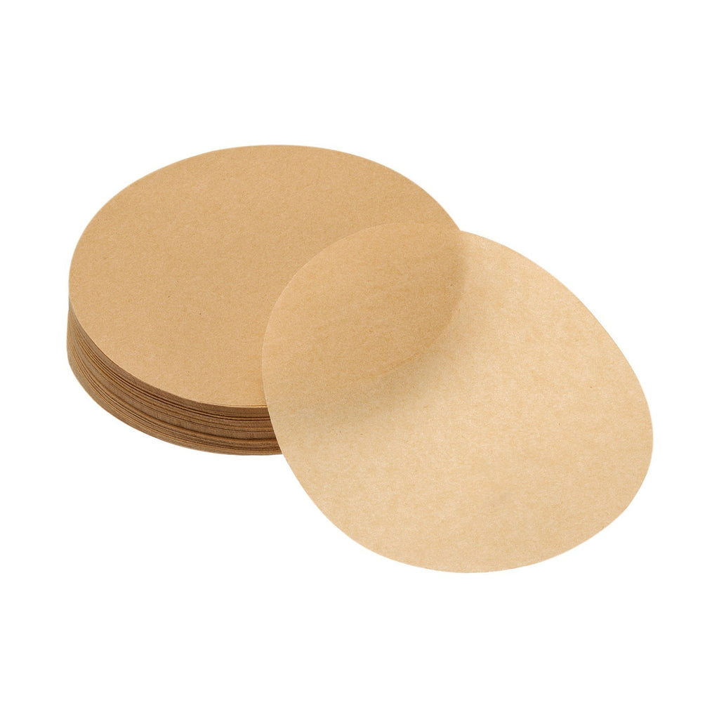 500Pcs Parchment Paper Rounds 4 Inch, Round Parchment, Brown