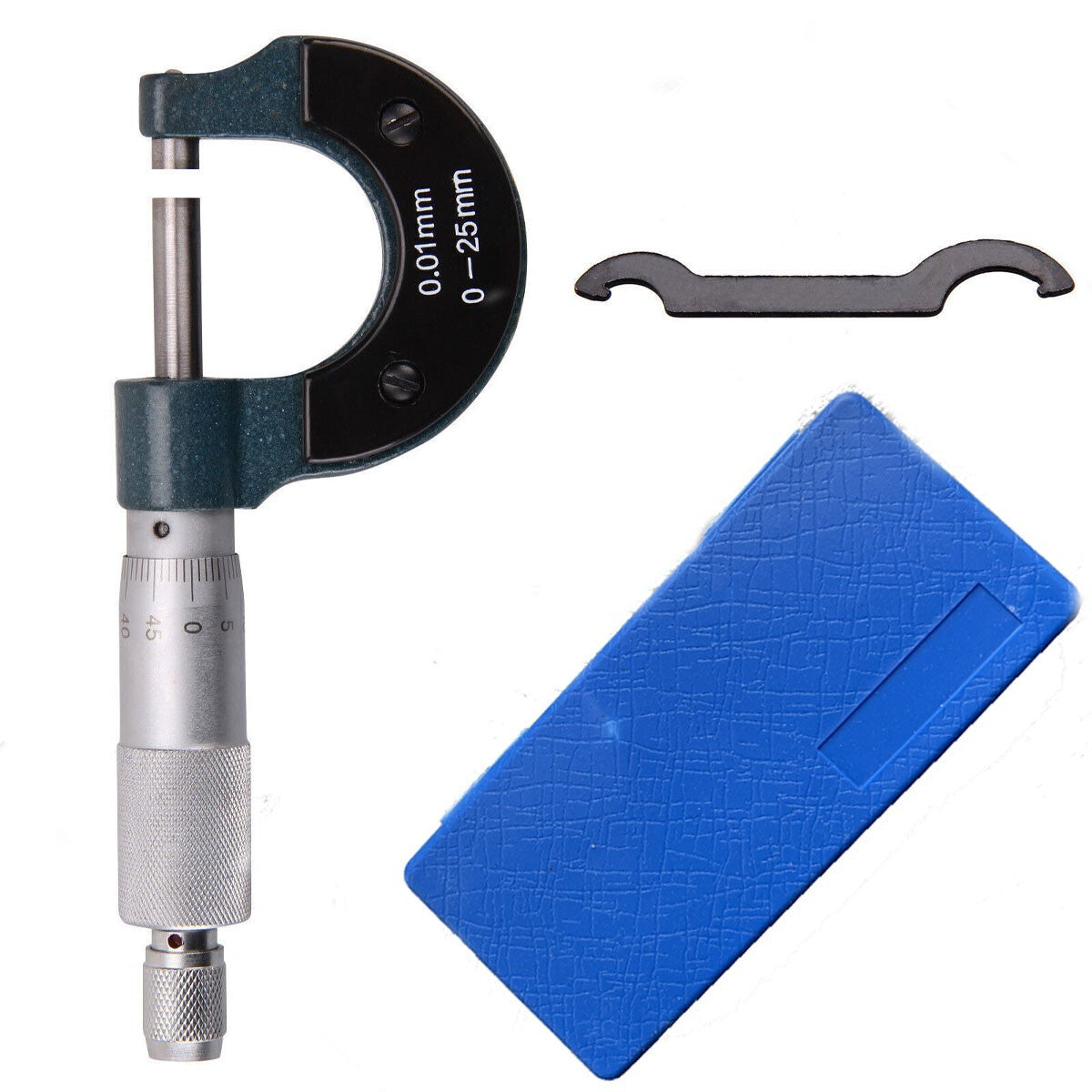 Outside Micrometer 0-25mm(0.01mm Graduations) Metric External Caliper UK