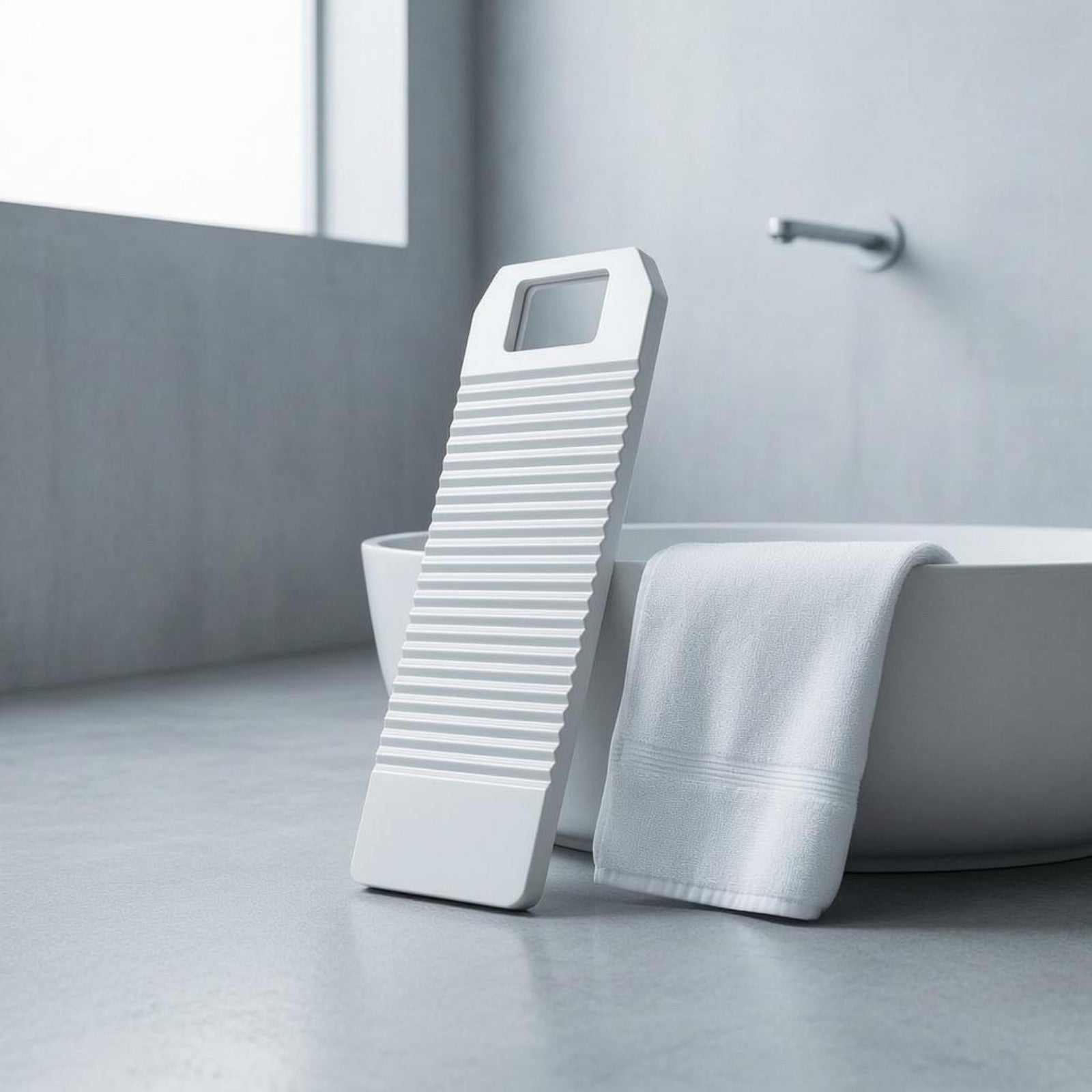 Washboard Basin Thickened Laundry Basin Textured for Soaking Clothes