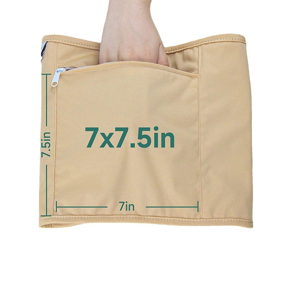 Reusable Organic Castor Oil Pack Compress Waist Wrap belt Kit for Liver Sleep