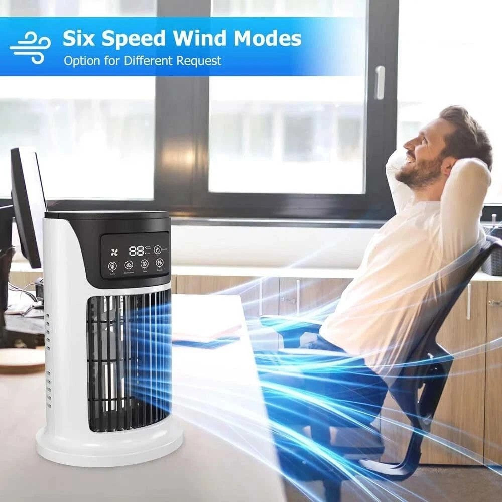 2026 Updated Portable Fan Unit Purifier Desk Bedroom