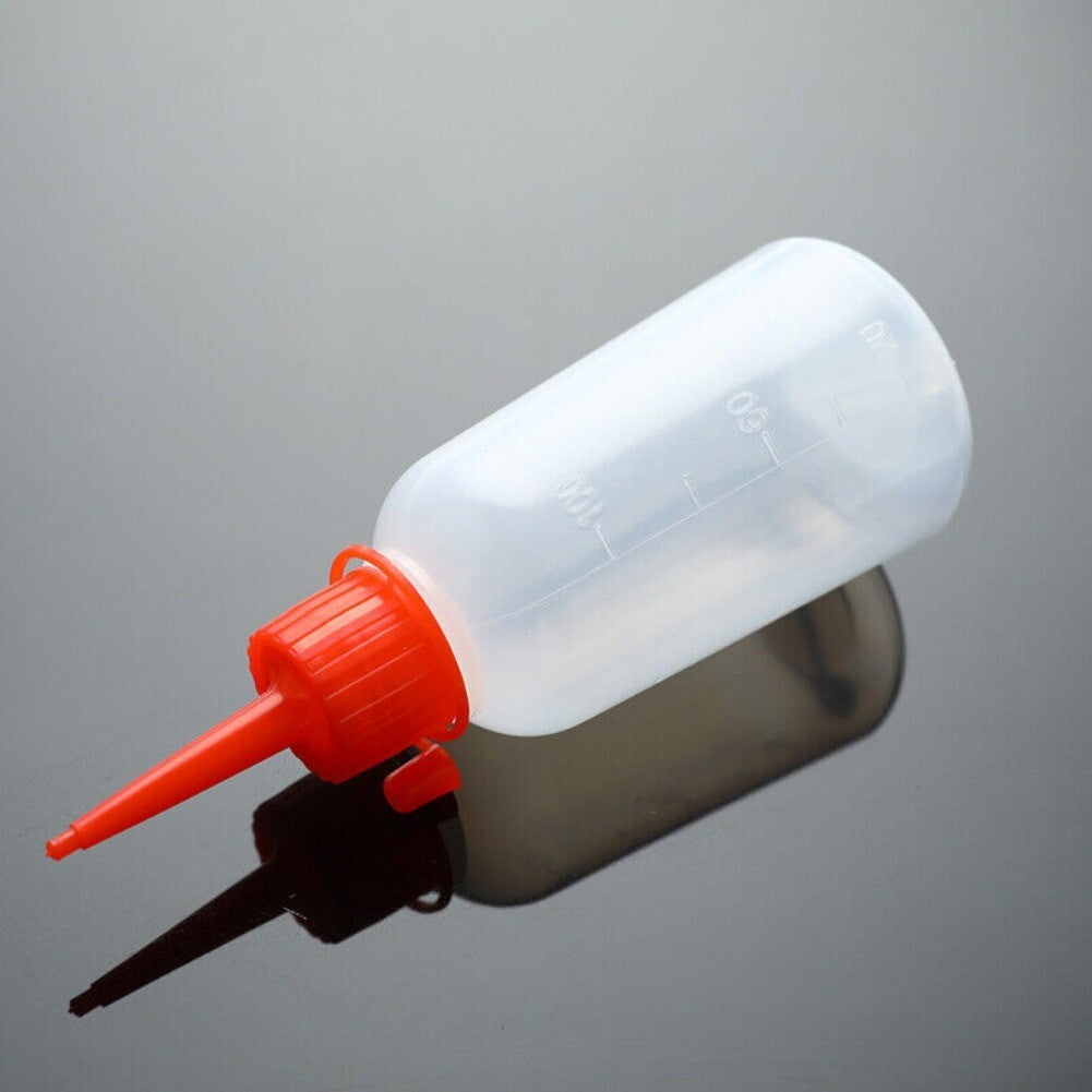 100ml Plastic Clear Tip Applicator Bottle Plastic Squeeze Bottle With Tip  sh