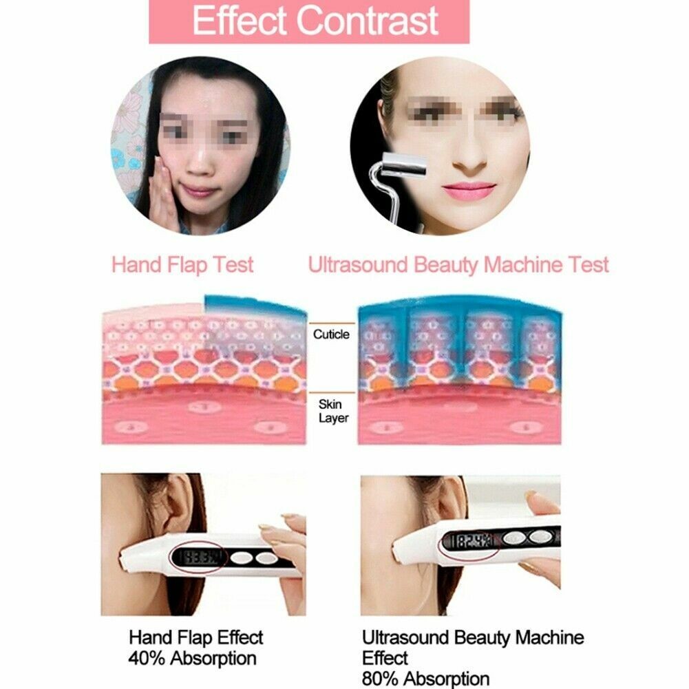 High Frequency Galvanic Vacuum Spray Facial Beauty Machine Vacuum Spray