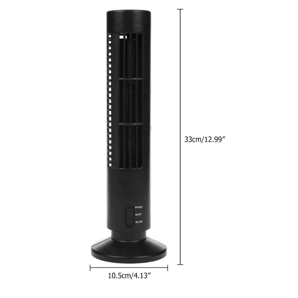 32cm TOWER FAN Inch Air Cooling Free Standing Tower Fan 3-Speed Oscillating