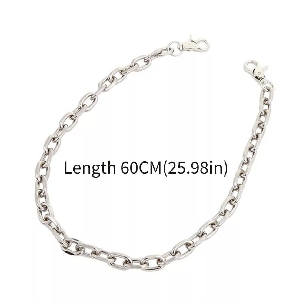 Big Ring Wallet Chain Metal Link Belt Chain Biker Chain  Casual Style