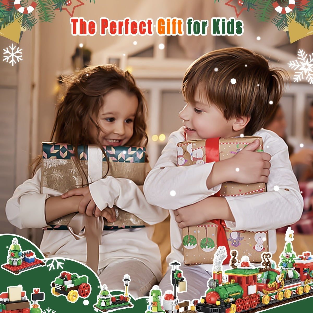 24pcs Advent Calendar 2024 Christmas Tree Building Set Boxes Countdown Block UK
