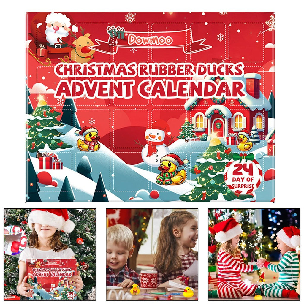 Rubber Duck Advent Calendars 2026-24 Days Christmas Countdown Calendar Xmas Gift