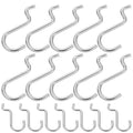 20pcs Metal Pegboard Hooks Garage Pegboard Board Hooks Shop Hanging Hooks
