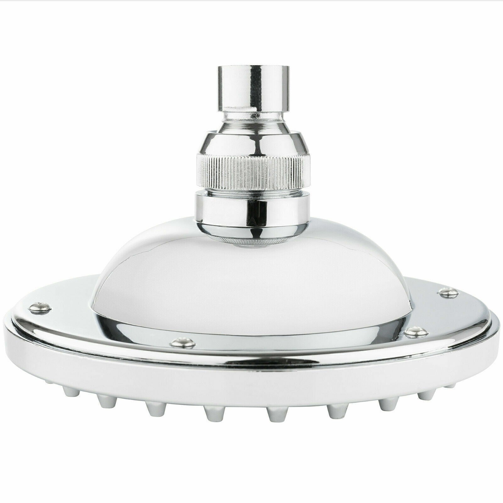 4/6/8inch Overhead Shower Head with Swivel Ball, High-Pressure Round ShowerHead