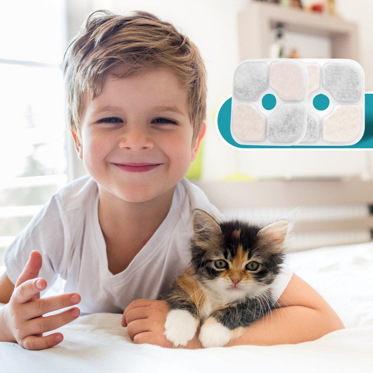 20x Carbon Filter for Catit Pixi Cat Fountain Filter Cartridges