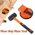 Heavy Duty Floor Gap Fixer Tool With Rubber Mallet, Iron Body&Strong Suction Cup