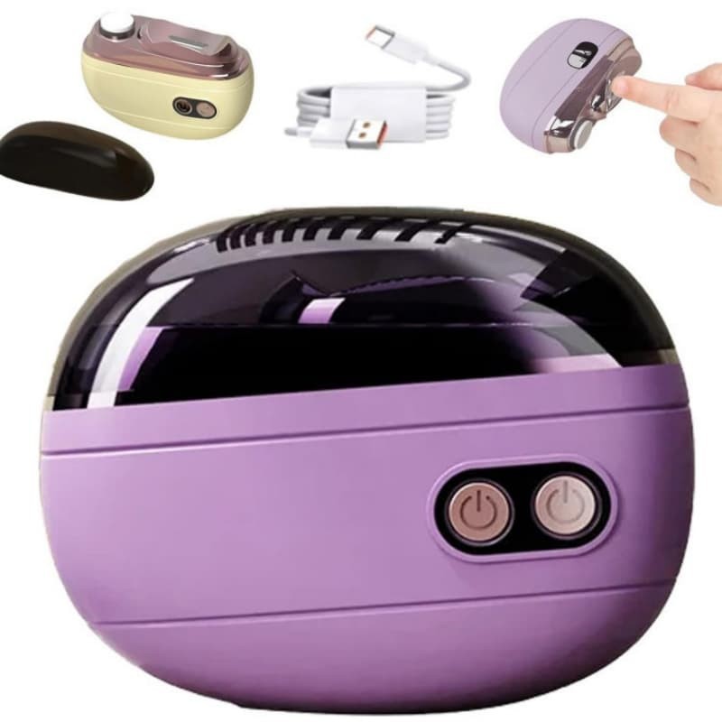 2-in-1 Smart Electric Nail Clipper&Polisher,,Rechargeable Automatic Nail Clipper