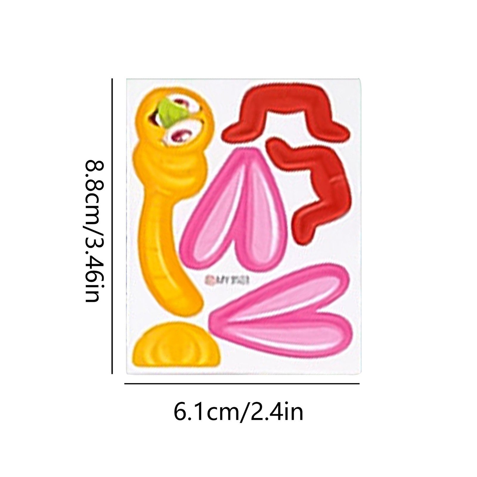100Pcs Educational 3D Cartoon Puzzle - 2026 New 3D Puzzles for Kids Toys
